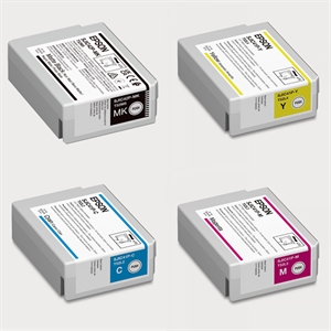 Set completo di cartucce d'inchiostro per Epson ColorWorks C4000, nero opaco
